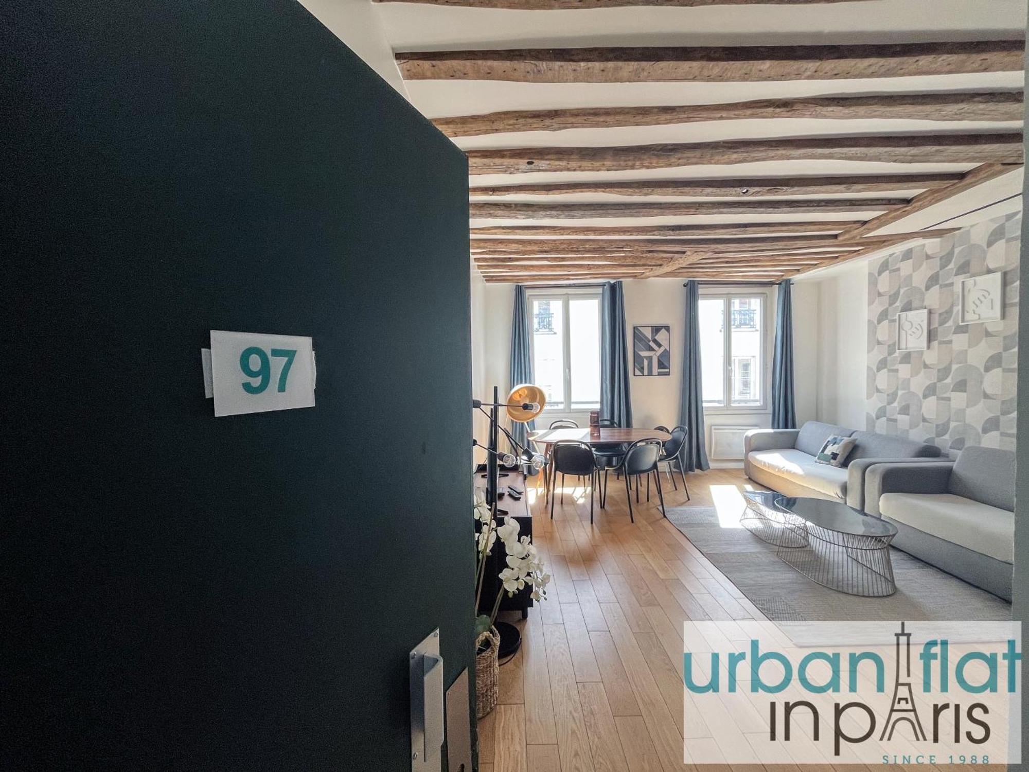 Urban Flat 97 - Spacious 1 Bedroom In * Parigi